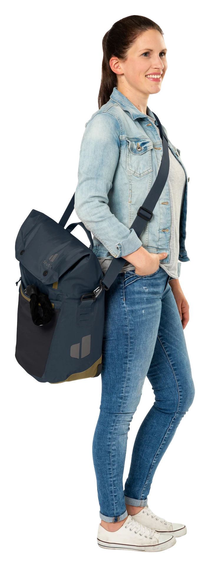 Ortlieb Deuter Mainhattan 17+10 Fahrradtasche Ink-clay 5 Ortlieb Deuter Mainhattan 17+10 Fahrradtasche Ink-clay – Bild 5