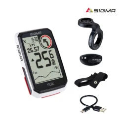 SIGMA ROX 4.0 GPS White HR Set