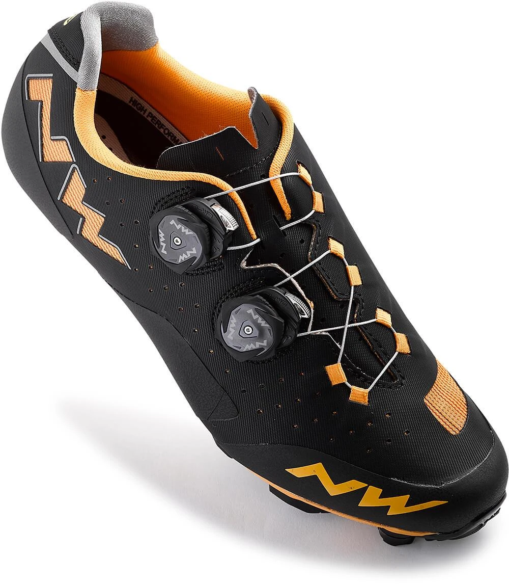 NORTHWAVE MTB-Schuhe Rebel Black-orange 2 NORTHWAVE MTB-Schuhe Rebel Black-orange – Bild 2