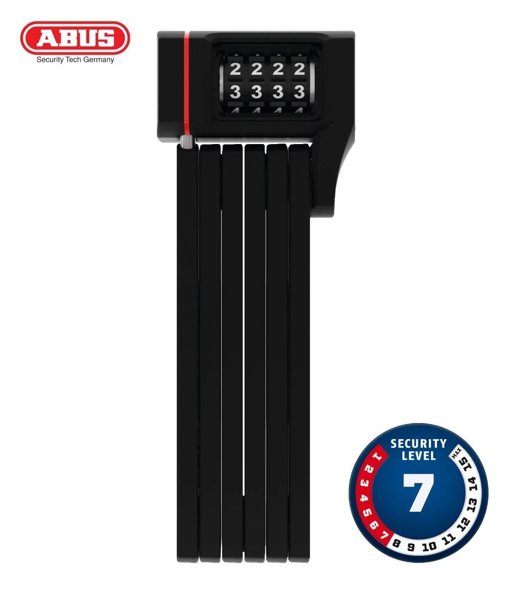 ABUS Faltschloss UGrip BORDO™ 5700 Combo Black 1 ABUS Faltschloss UGrip BORDO™ 5700 Combo Black