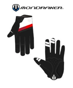 MONDRAKER GLOVES DND BY GIRO RED-WHITE