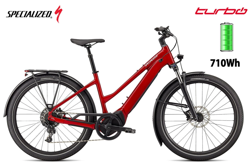 Specialized Turbo Vado 4.0 Step-Through 2022 Red Tint / Silver Reflective 1 Specialized Turbo Vado 4.0 Step-Through 2022 Red Tint / Silver Reflective