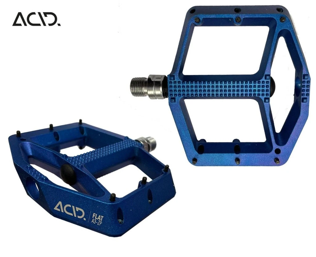 Cube ACID Pedale FLAT A3-ZP Blue 1 Cube ACID Pedale FLAT A3-ZP Blue