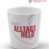 ROTWILD Porzelantasse "ALLTAGSHELD"
