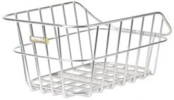 BASIL Cento Aluminium Korb Silber Hinten