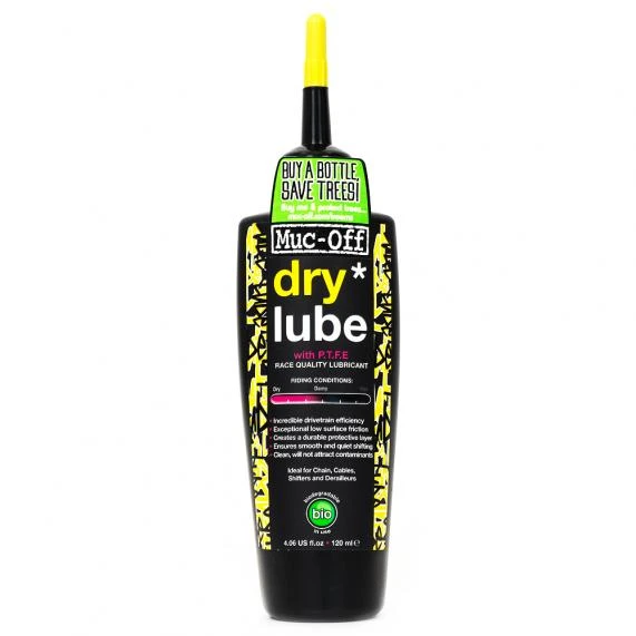 Muc-Off Kettenschmiermittel Dry Lube, 120ml, 1 Muc-Off Kettenschmiermittel Dry Lube, 120ml,