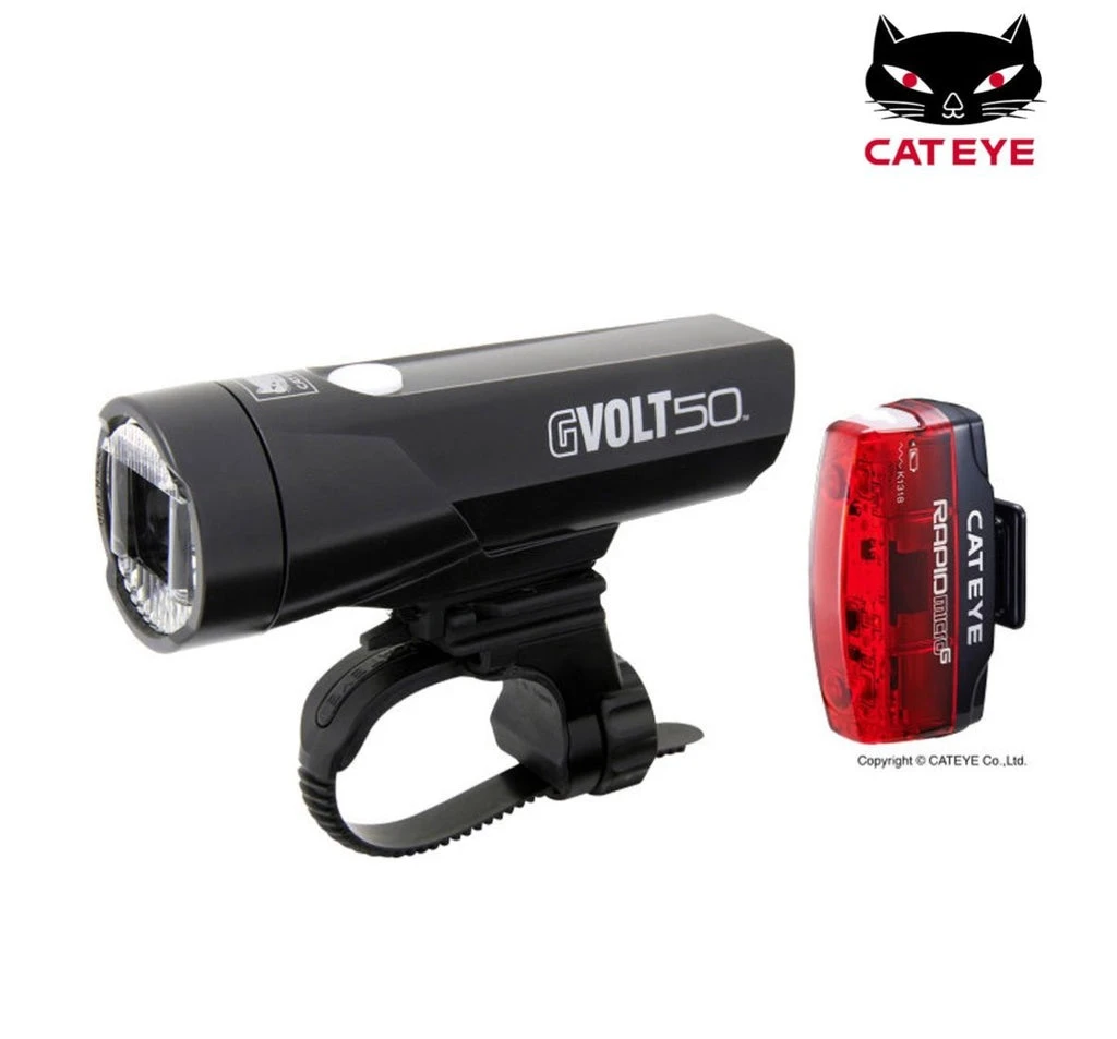 CATEYE GVolt 50 + Micro G Beleuchtungskit 1 CATEYE GVolt 50 + Micro G Beleuchtungskit
