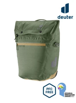 Ortlieb Deuter Mainhattan 17+10 Fahrradtasche Khaki-clay