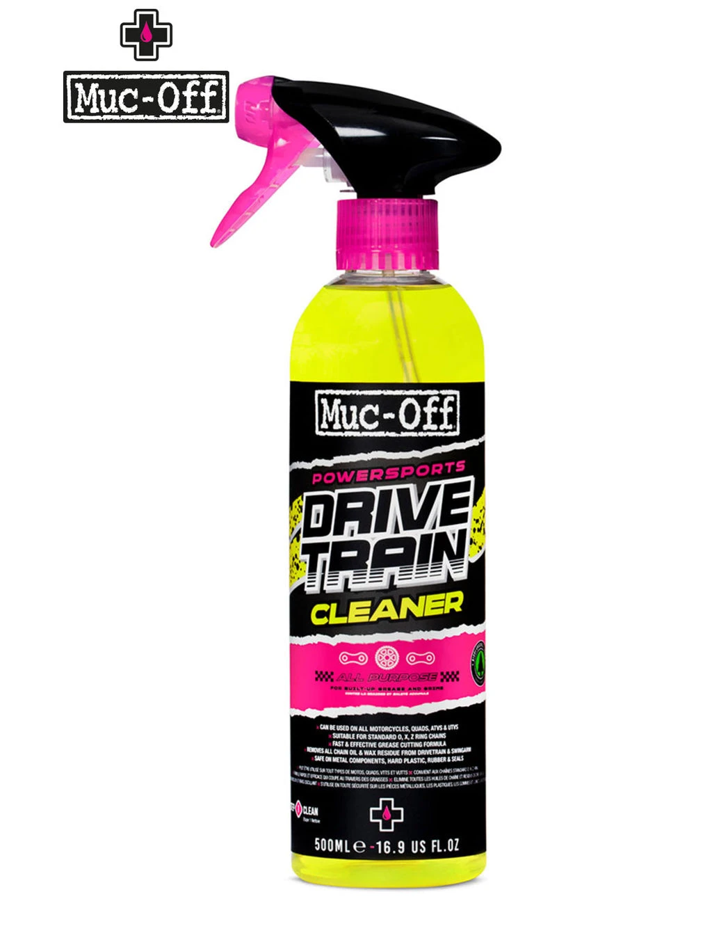 Muc-Off MUC OFF DRIVETRAIN CLEANER 500ML 1 Muc-Off MUC OFF DRIVETRAIN CLEANER 500ML