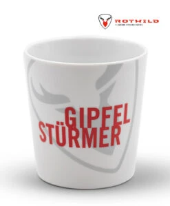 ROTWILD Porzelantasse "GIPFELSTÜRMER"