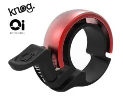 KNOG Oi Fahrradklingel Limited Edition, Black-red