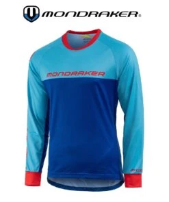 MONDRAKER ROUST LONG SLEEVE JERSEY By Giro Blue Red