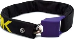 Hiplok Kettenschloss Schwarz Gelb Lila