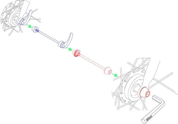 HEXLOX Sicherheitsachsen Black 2 HEXLOX Sicherheitsachsen Black – Bild 2