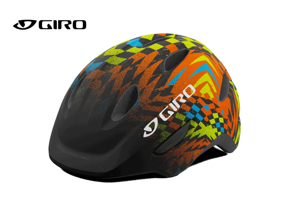 GIRO SCAMP Kinderhelm Matte Black Check Fade 1 GIRO SCAMP Kinderhelm Matte Black Check Fade