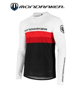 Mondraker Enduro Shirt Langarm Black Flame Red