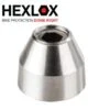 HEXLOX Sicherheitmutter Nabenschaltung Fixi Silber