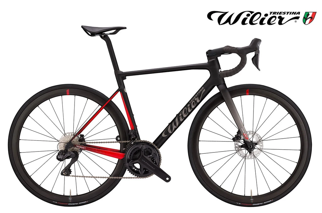 Wilier 0 SL Disc 105 DI2 NDR38 Black Red 1 Wilier 0 SL Disc 105 DI2 NDR38 Black Red
