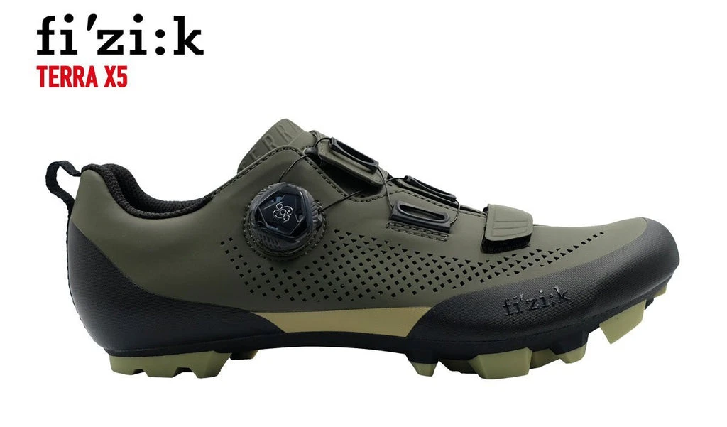 FIZIK Terra X5 MTB Schuhe Military Green 1 FIZIK Terra X5 MTB Schuhe Military Green